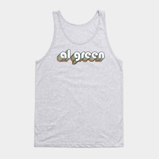 Al Green - Retro Rainbow Letters Tank Top